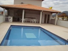 Apartamento na praia com piscina- Itaguá, SP