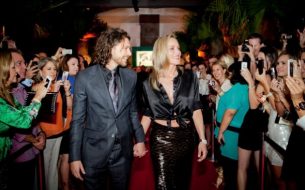 Sharon Stone e Martin Mika em Balneário Camboriú