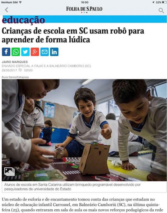 Balneário Camboriú destaque na Folha de SP