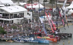 volvo ocean race itajai stopover