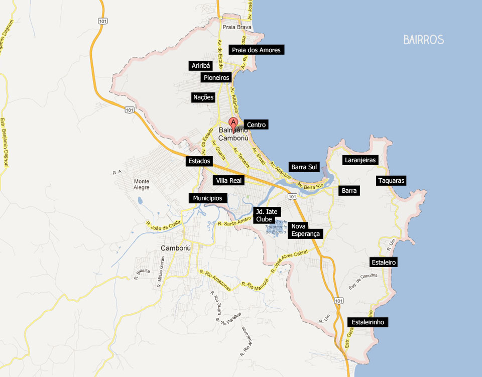 Bairros - Balnerio Cambori