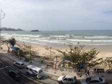 Apartamento com terrao FRENTE MAR - 4 dorm cm ar , sendo 3 sutes, 3 vagas de garagem